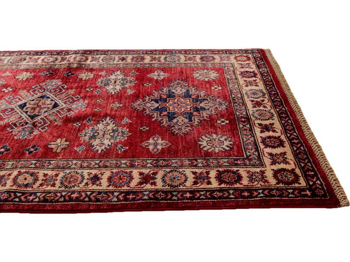 3' 2 x 5' 2 Hand Knotted Kazak Rug