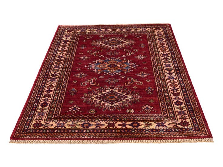 Detail image of 3' 4 x 5' 1 Hand Knotted Kazak Rug