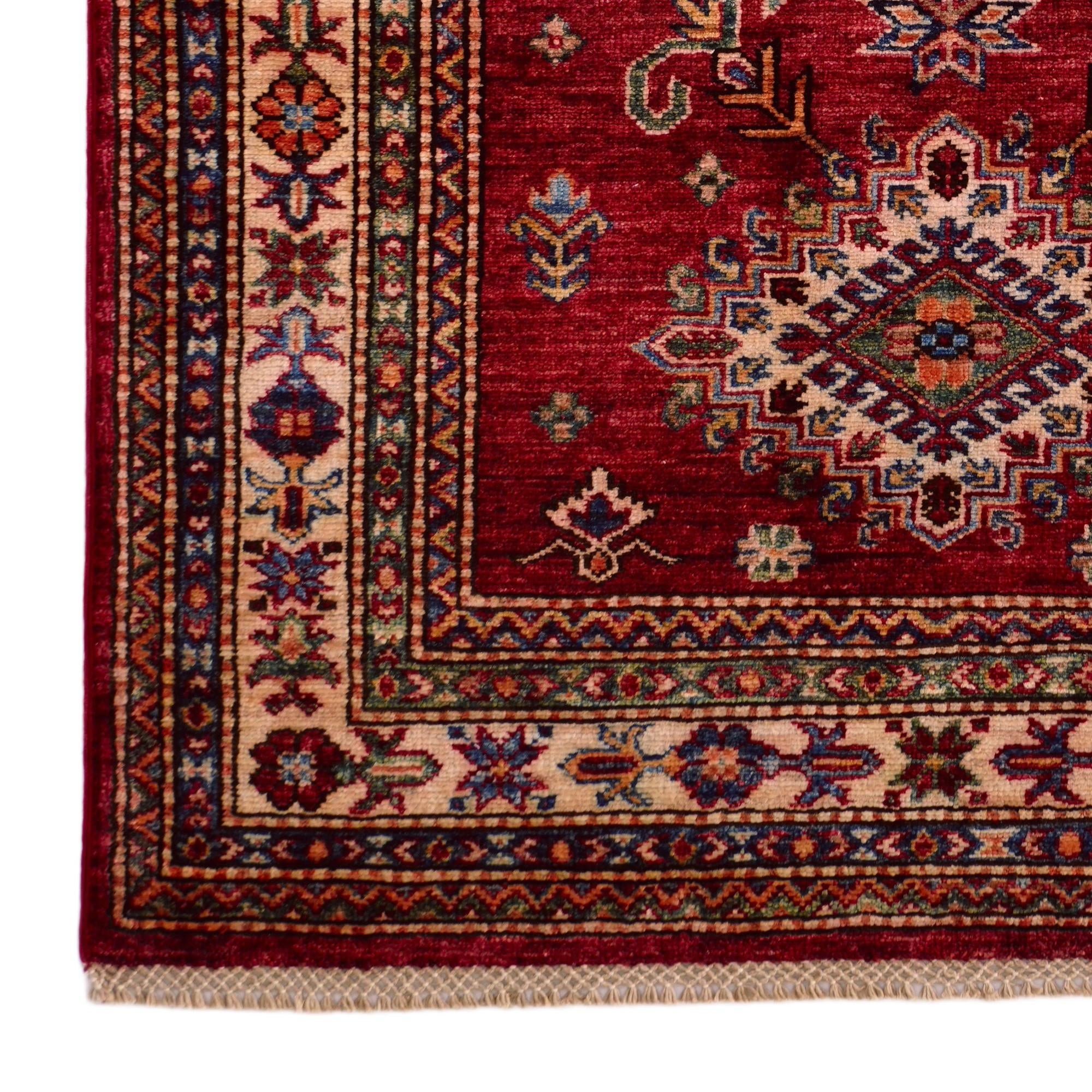 3' 4 x 5' 1 Hand Knotted Kazak Rug
