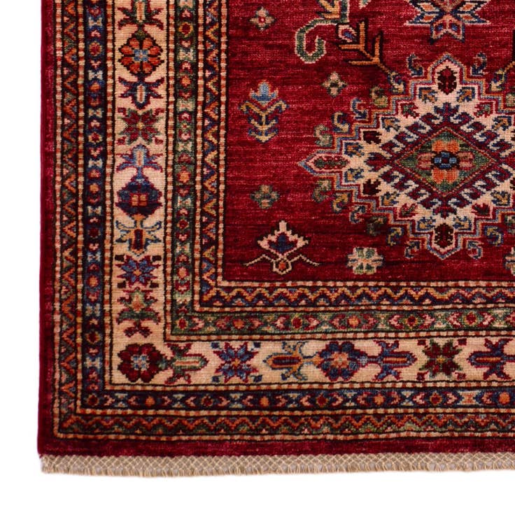 Detail image of 3' 4 x 5' 1 Hand Knotted Kazak Rug