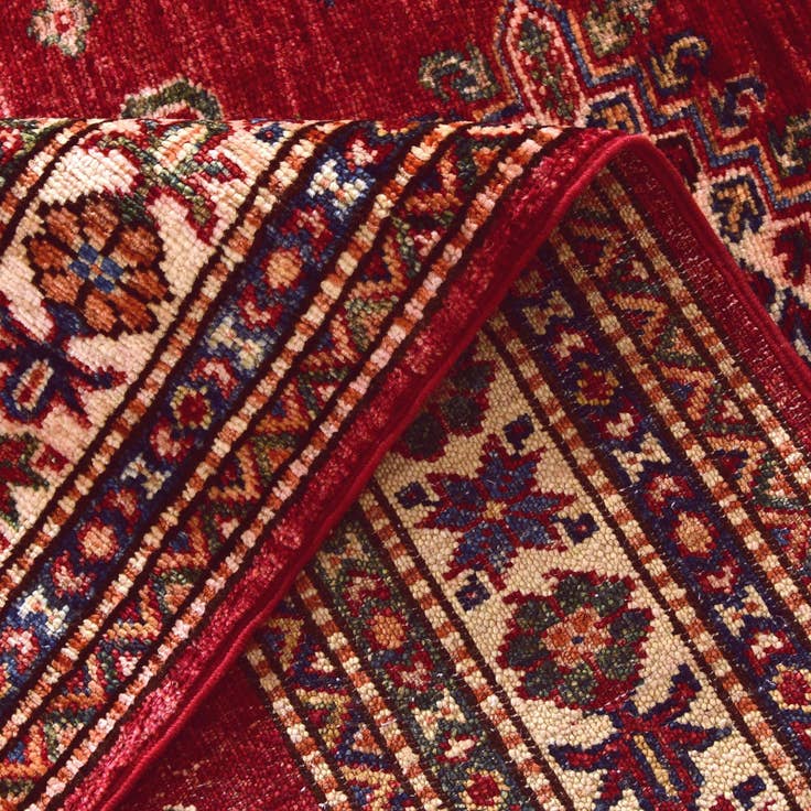 Detail image of 3' 4 x 5' 1 Hand Knotted Kazak Rug