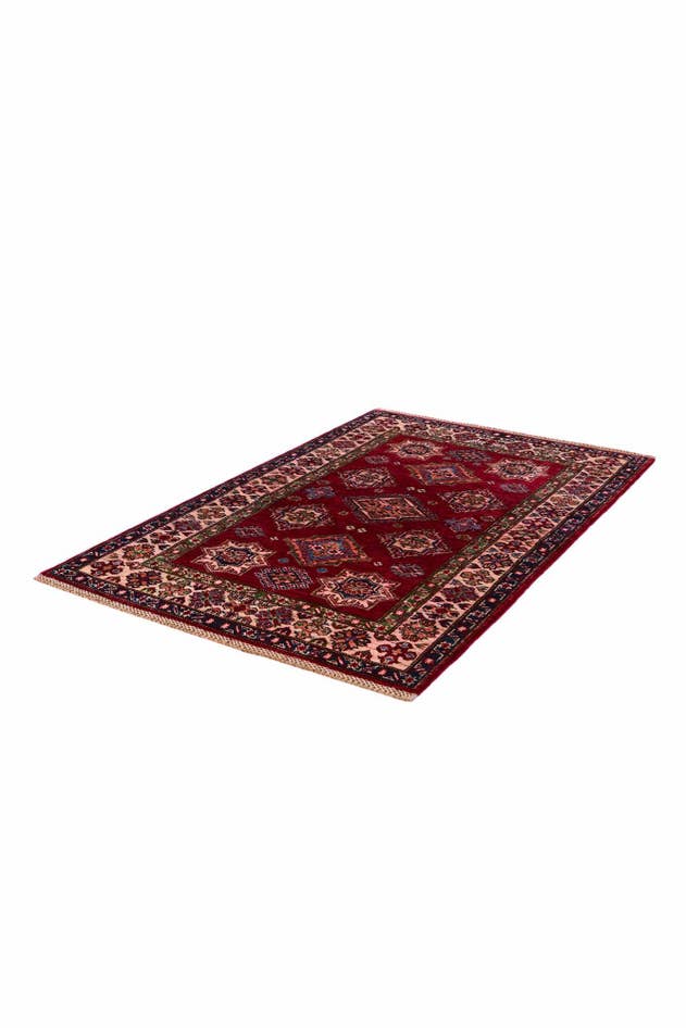 Detail image of 3' 5 x 5' 2 Hand Knotted Kazak Rug