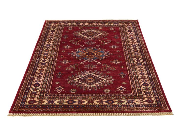 Detail image of 3' 5 x 5' 2 Hand Knotted Kazak Rug