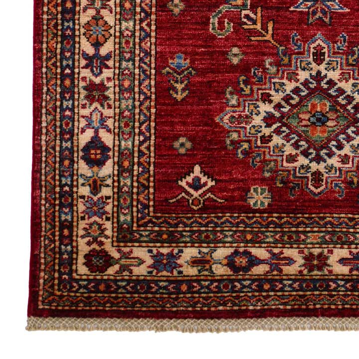 3' 5 x 5' 2 Hand Knotted Kazak Rug