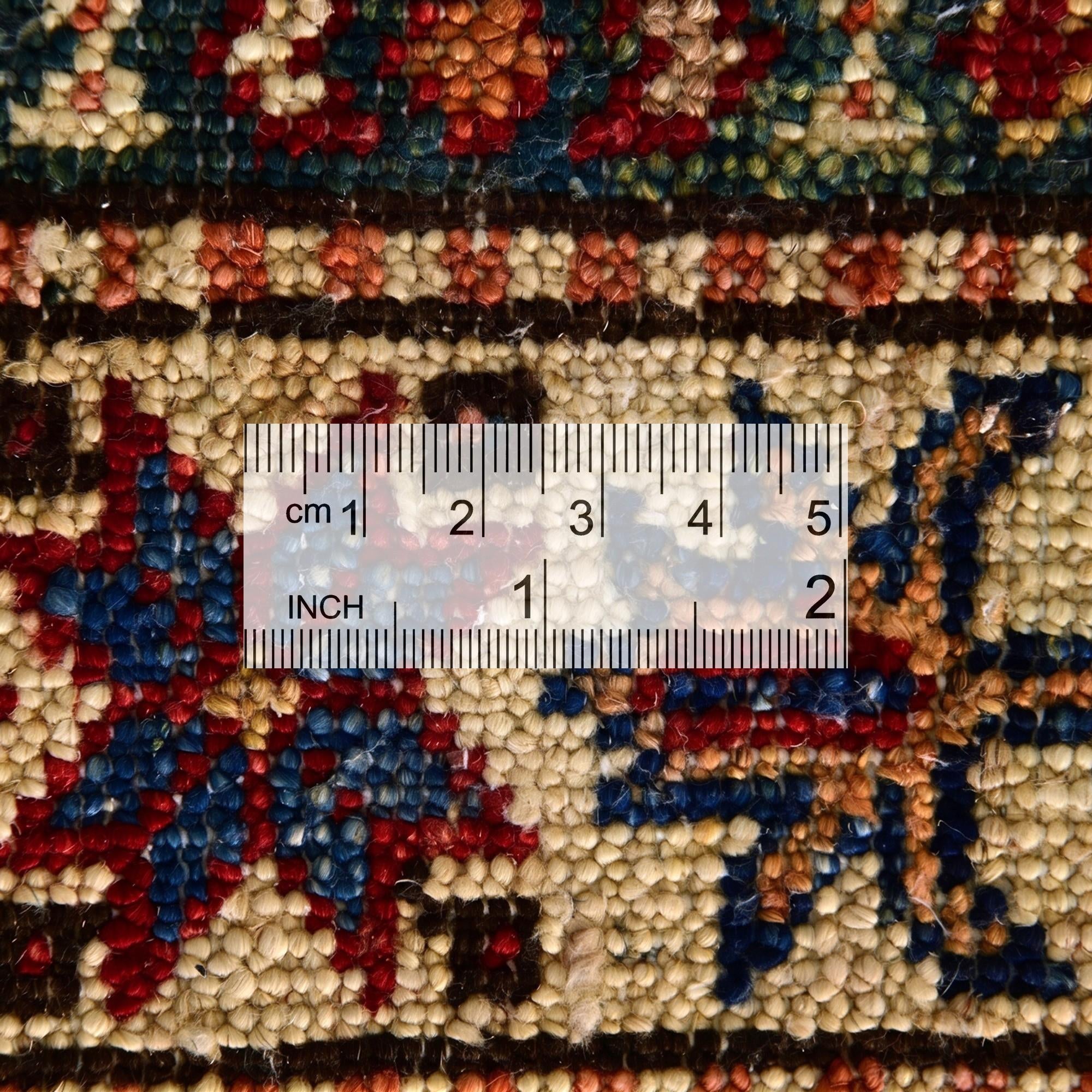 3' 5 x 5' 2 Hand Knotted Kazak Rug