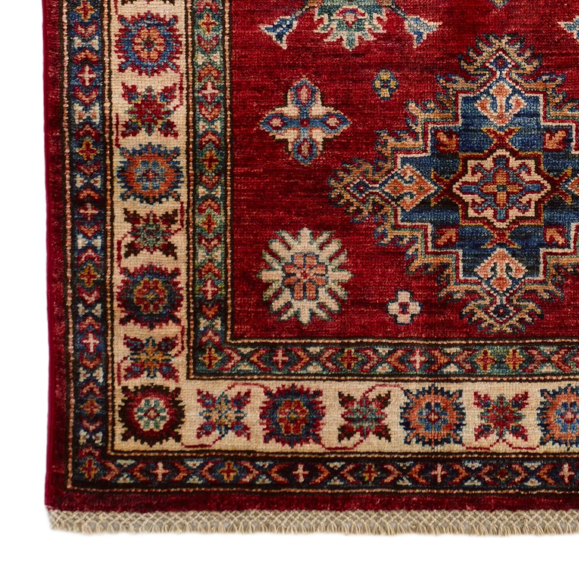 3' 1 x 5' 1 Hand Knotted Kazak Rug