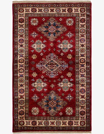 3' 1 x 5' 1 Hand Knotted Kazak Rug