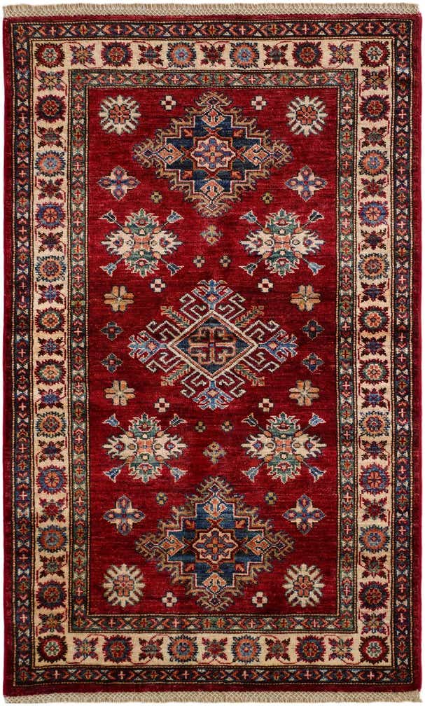 3' 1 x 5' 1 Hand Knotted Kazak Rug