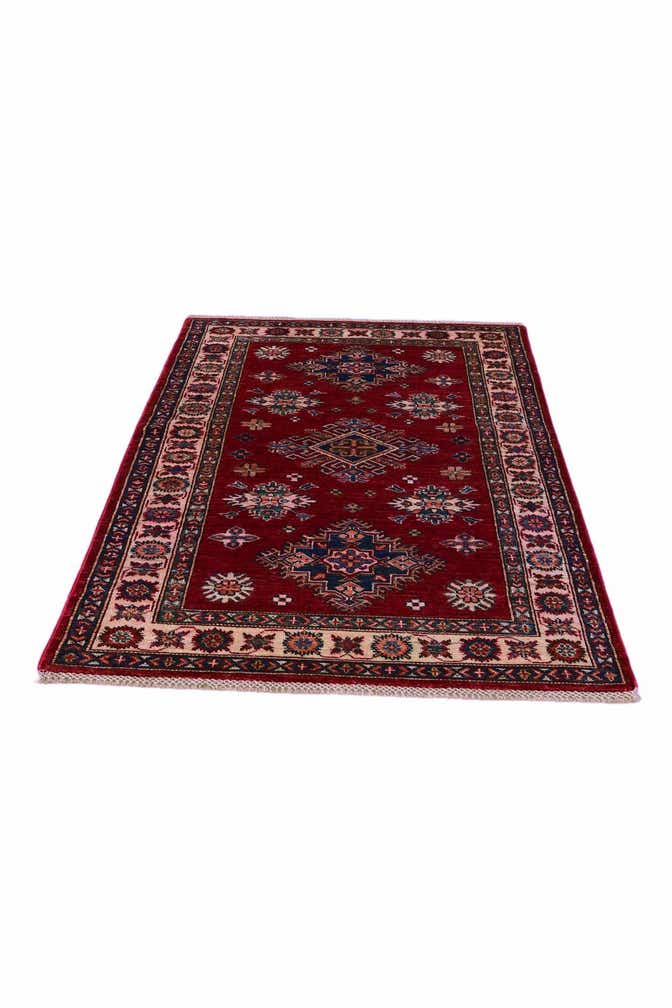 3' 3 x 5' 2 Hand Knotted Kazak Rug