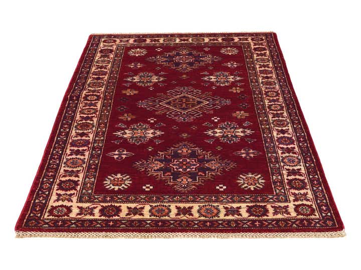 3' 3 x 5' 2 Hand Knotted Kazak Rug