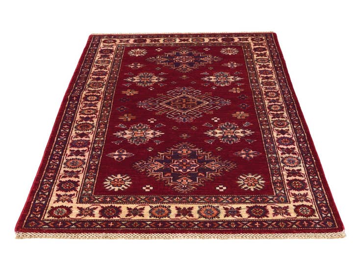 Detail image of 3' 3 x 5' 2 Hand Knotted Kazak Rug