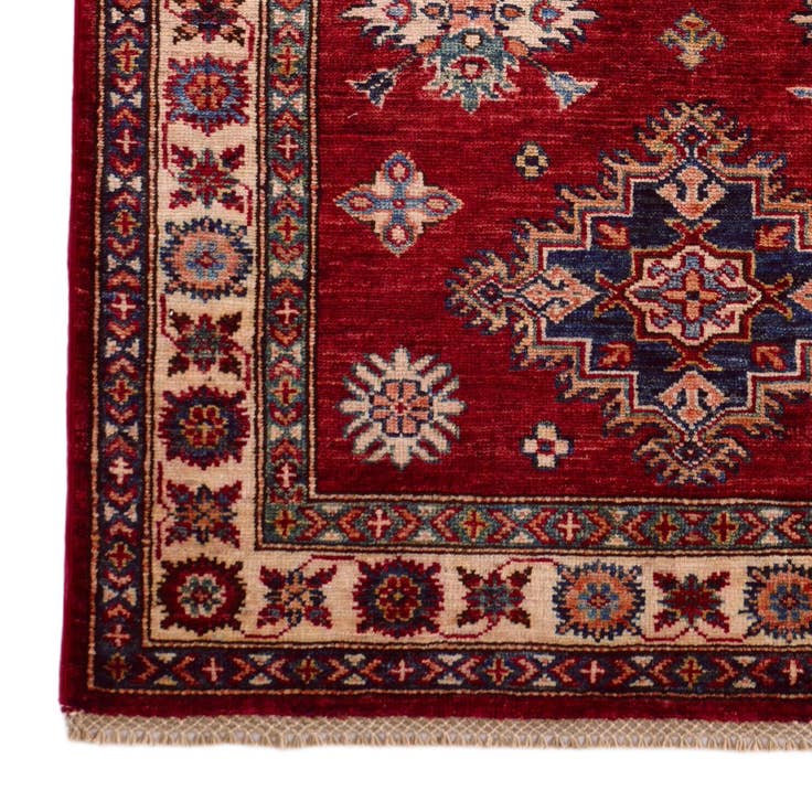 Detail image of 3' 3 x 5' 2 Hand Knotted Kazak Rug