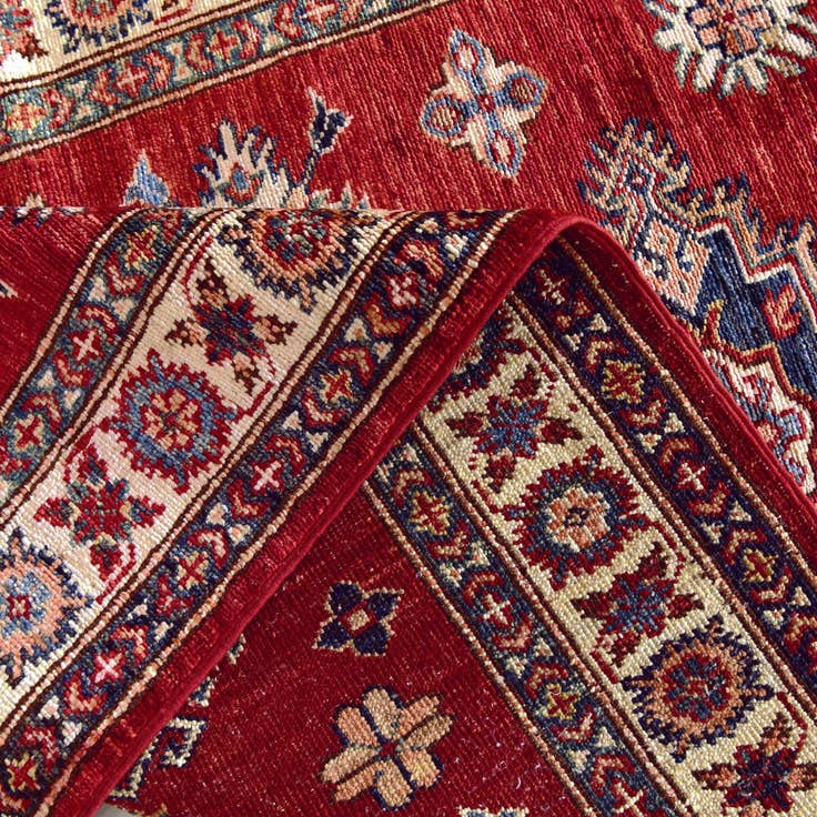 Detail image of 3' 3 x 5' 2 Hand Knotted Kazak Rug
