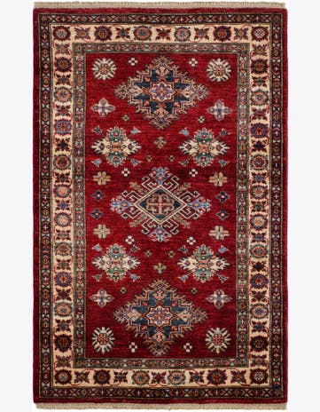 3' 3 x 5' 1 Hand Knotted Kazak Rug