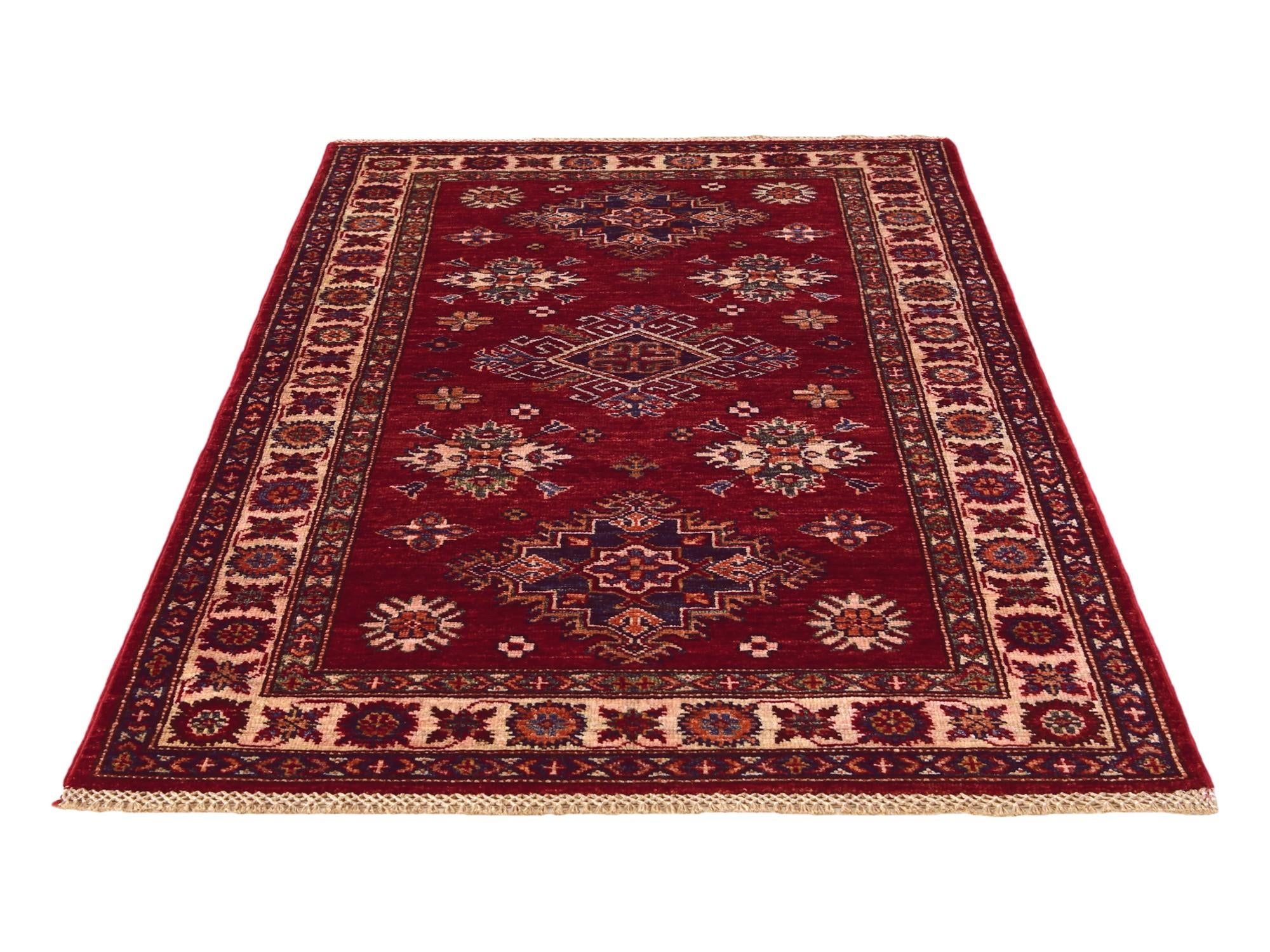 3' 1 x 5' 1 Hand Knotted Kazak Rug