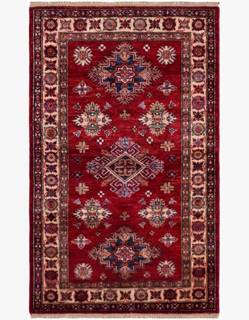 3' 1 x 5' 1 Hand Knotted Kazak Rug