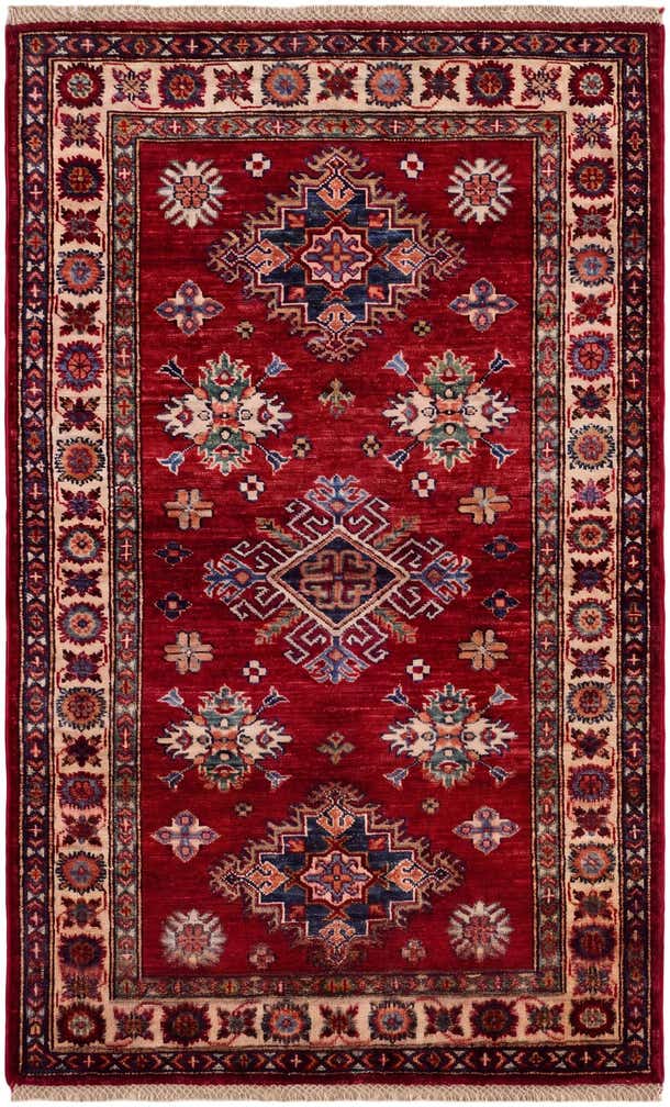 3' 1 x 5' 1 Hand Knotted Kazak Rug