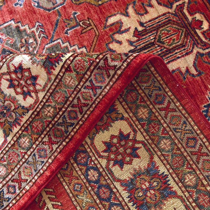 Detail image of 5' 6 x 8' Hand Knotted Kazak Rug