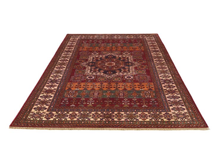 Detail image of 5' 6 x 7' 10 Hand Knotted Kazak Rug