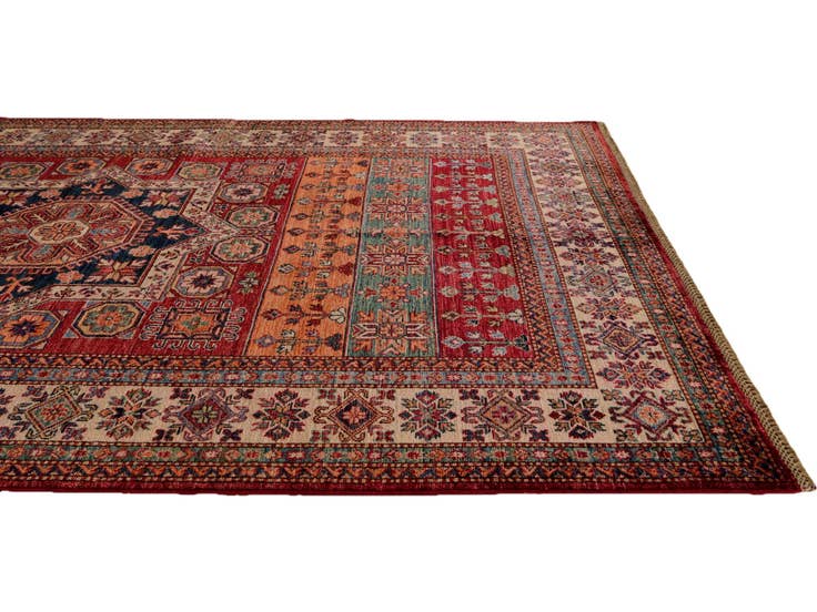 Detail image of 5' 6 x 7' 10 Hand Knotted Kazak Rug