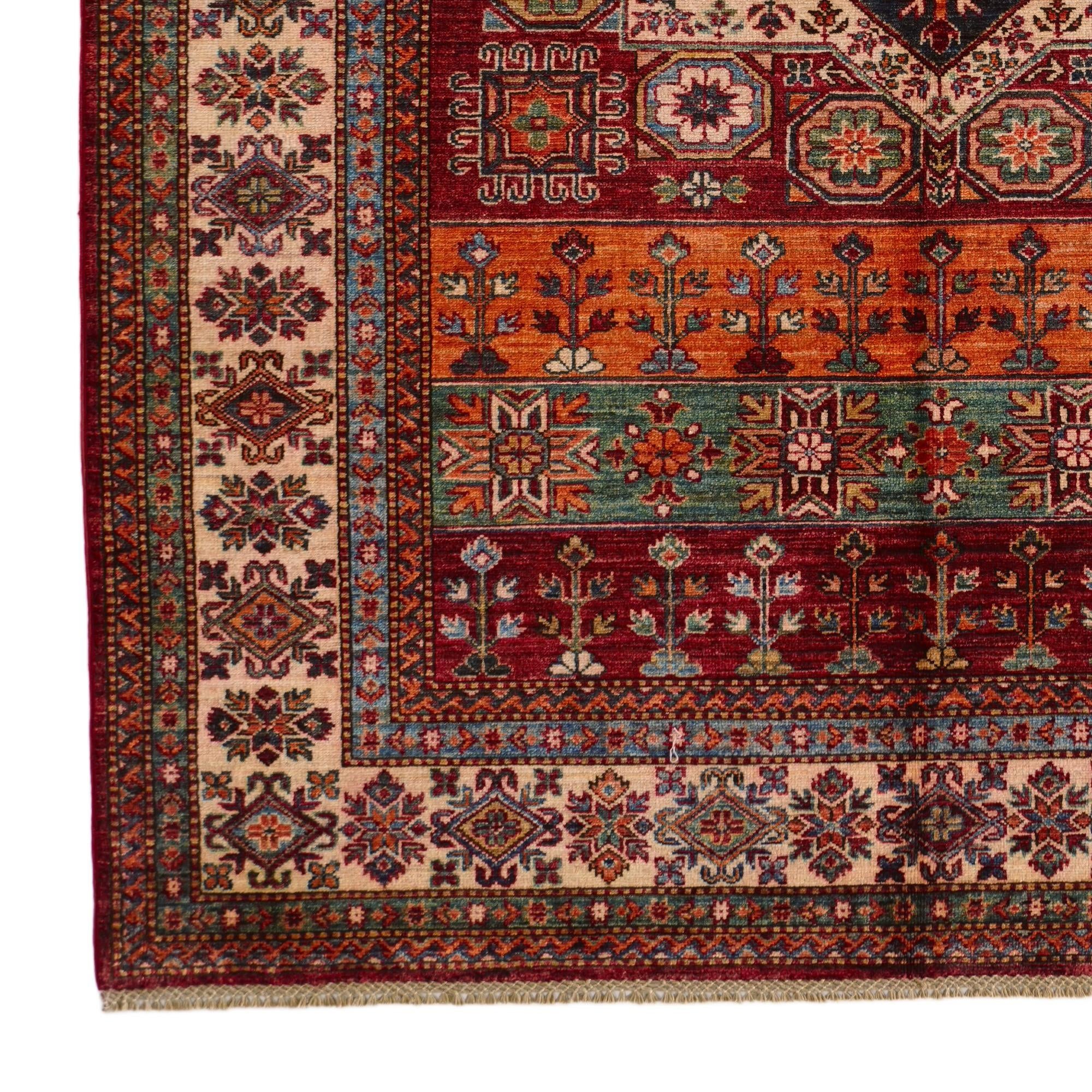 5' 6 x 7' 10 Hand Knotted Kazak Rug
