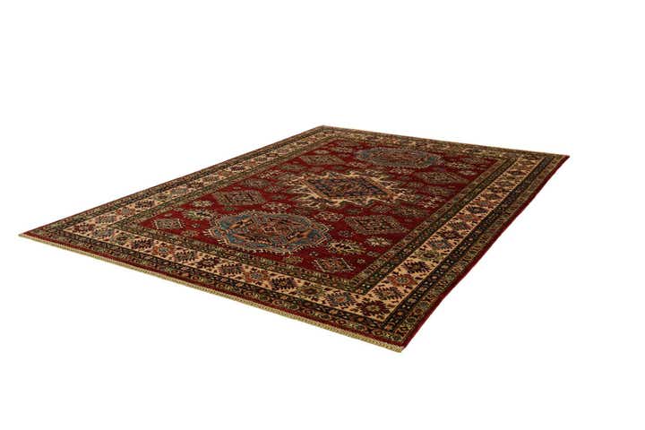 5' 10 x 8' Hand Knotted Kazak Rug