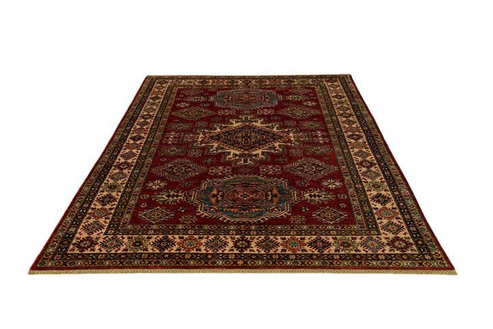 5' 10 x 8' Hand Knotted Kazak Rug