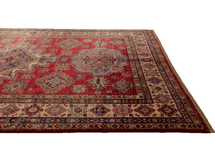 5' 10 x 8' Hand Knotted Kazak Rug