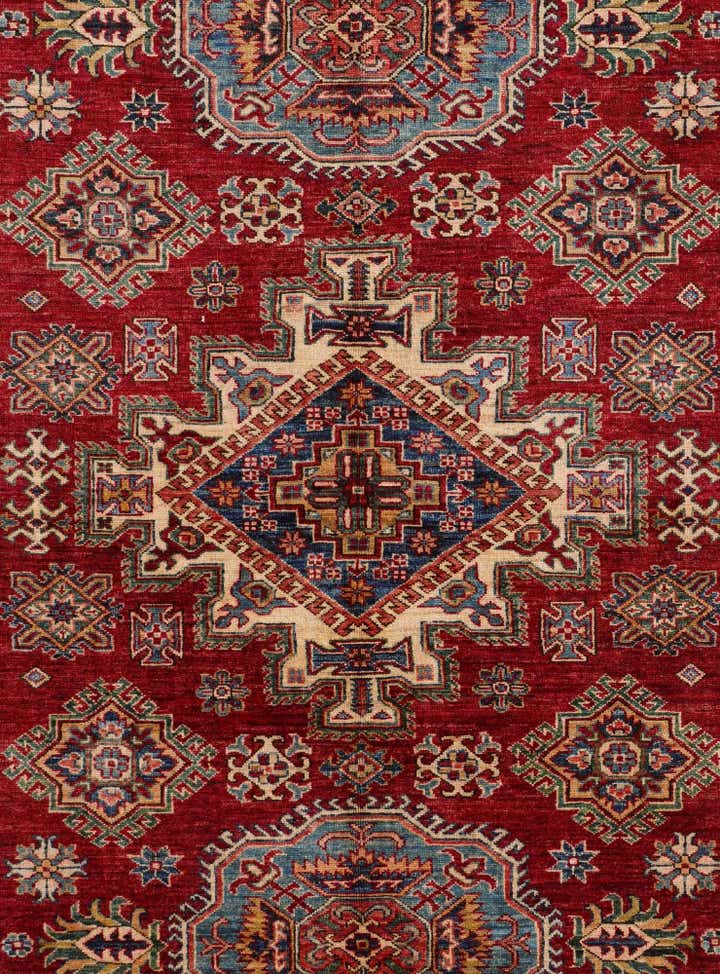 5' 10 x 8' Hand Knotted Kazak Rug