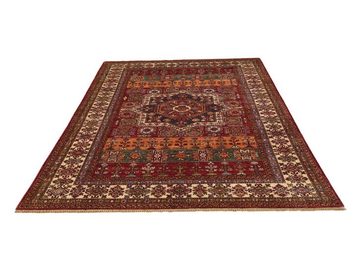 Detail image of 5' 7 x 7' 9 Hand Knotted Kazak Rug