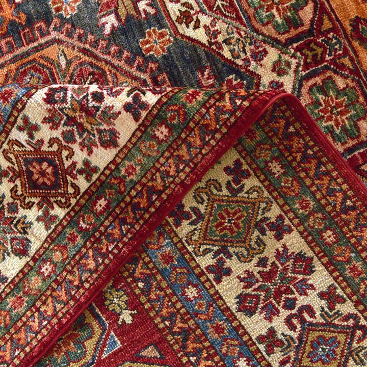 5' 7 x 7' 9 Hand Knotted Kazak Rug