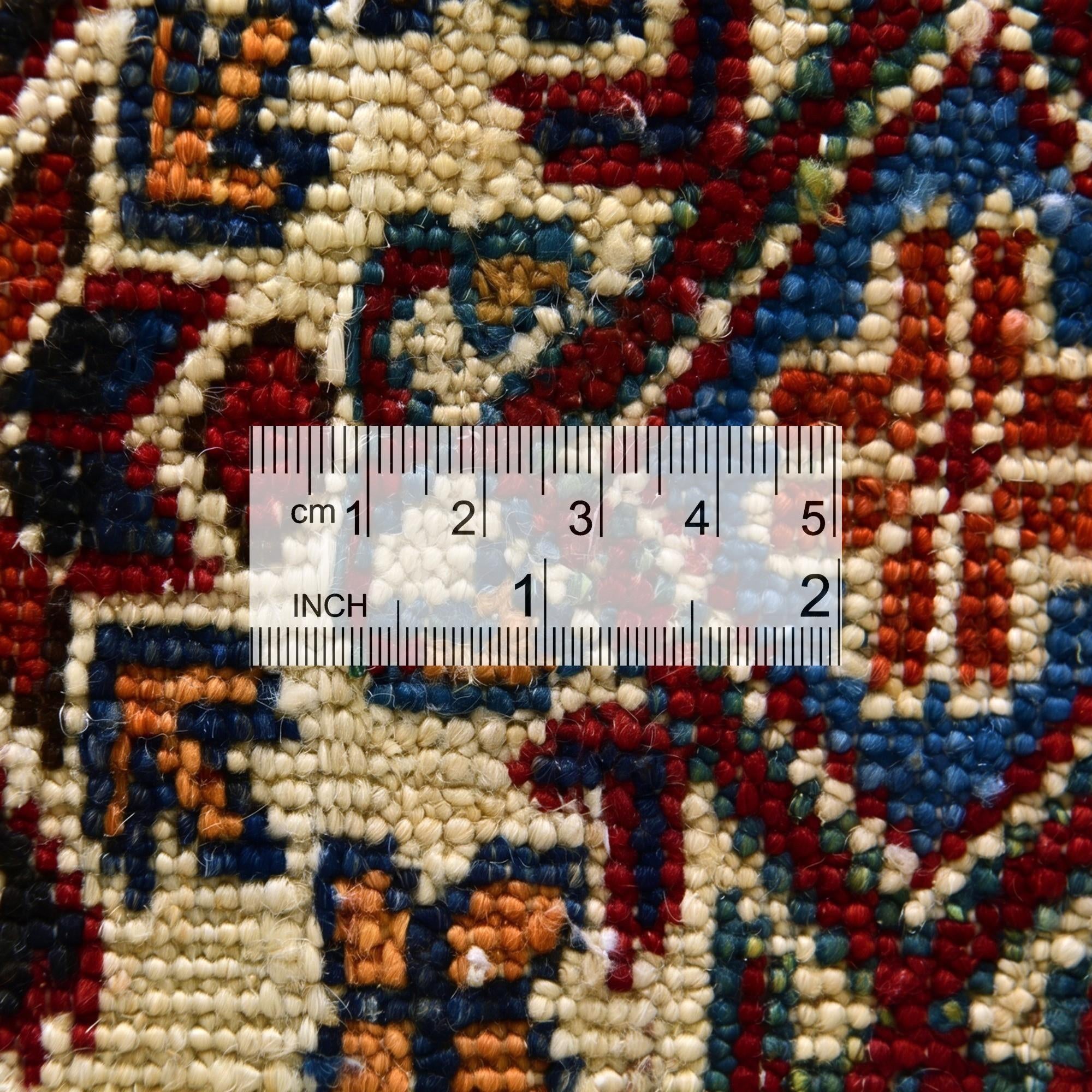 5' 7 x 7' 9 Hand Knotted Kazak Rug