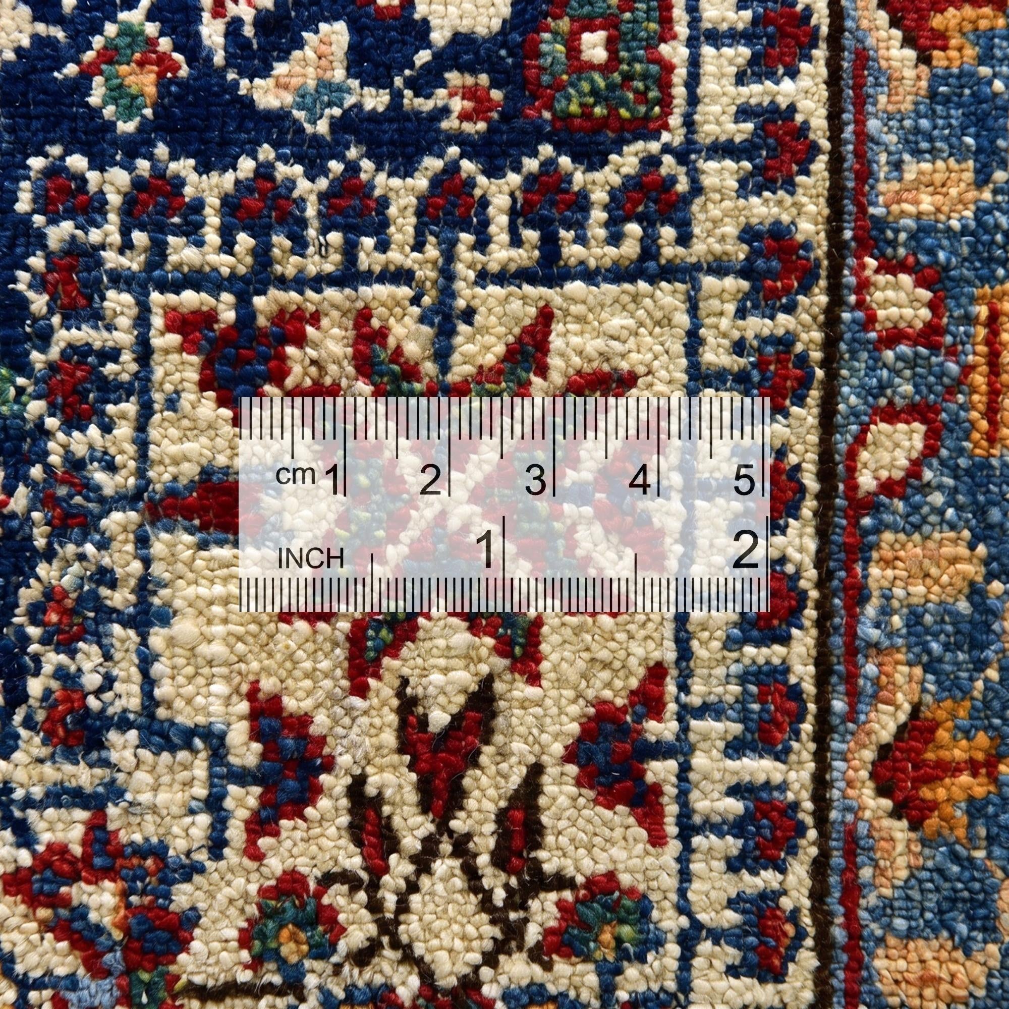 5' 7 x 7' 11 Hand Knotted Kazak Rug