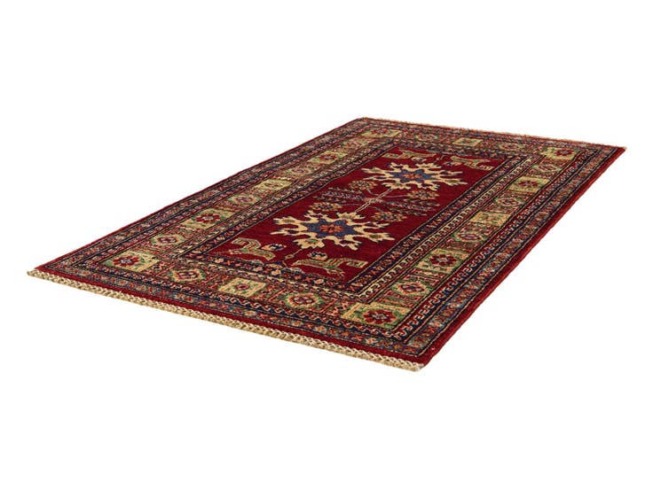 Detail image of 2' 7 x 4' 4 Hand Knotted Kazak Rug