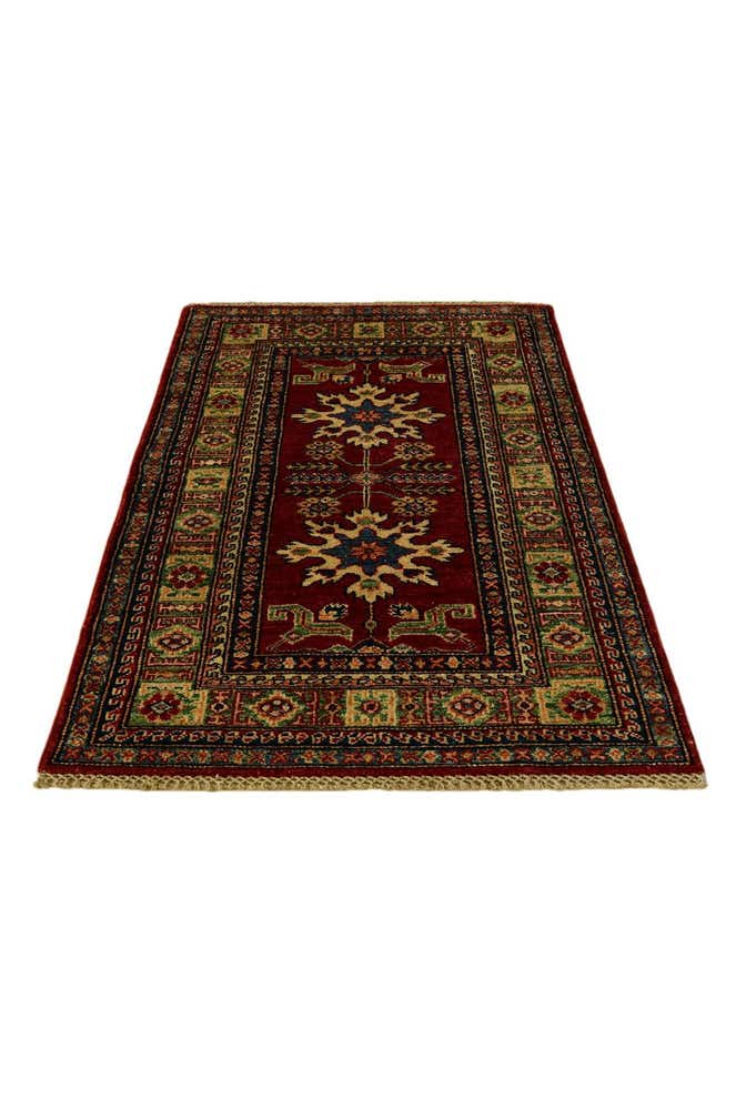 2' 7 x 4' 4 Hand Knotted Kazak Rug