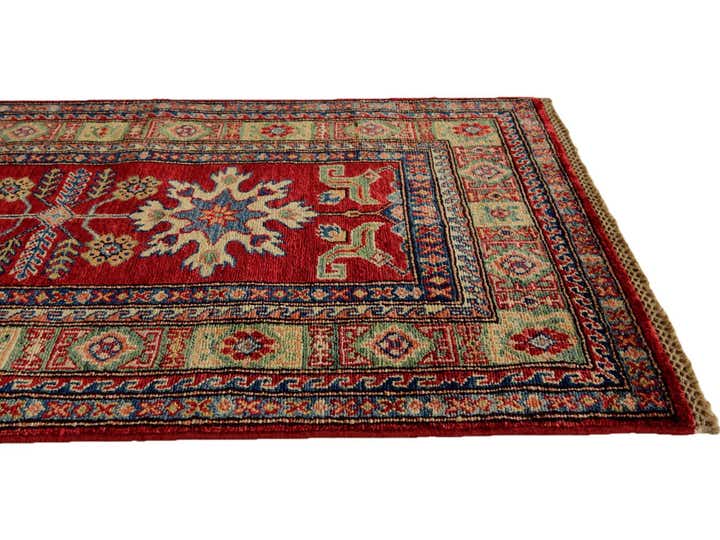 2' 7 x 4' 4 Hand Knotted Kazak Rug