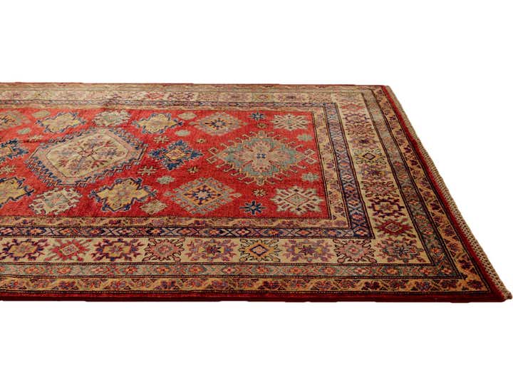 4' 11 x 6' 8 Hand Knotted Kazak Rug