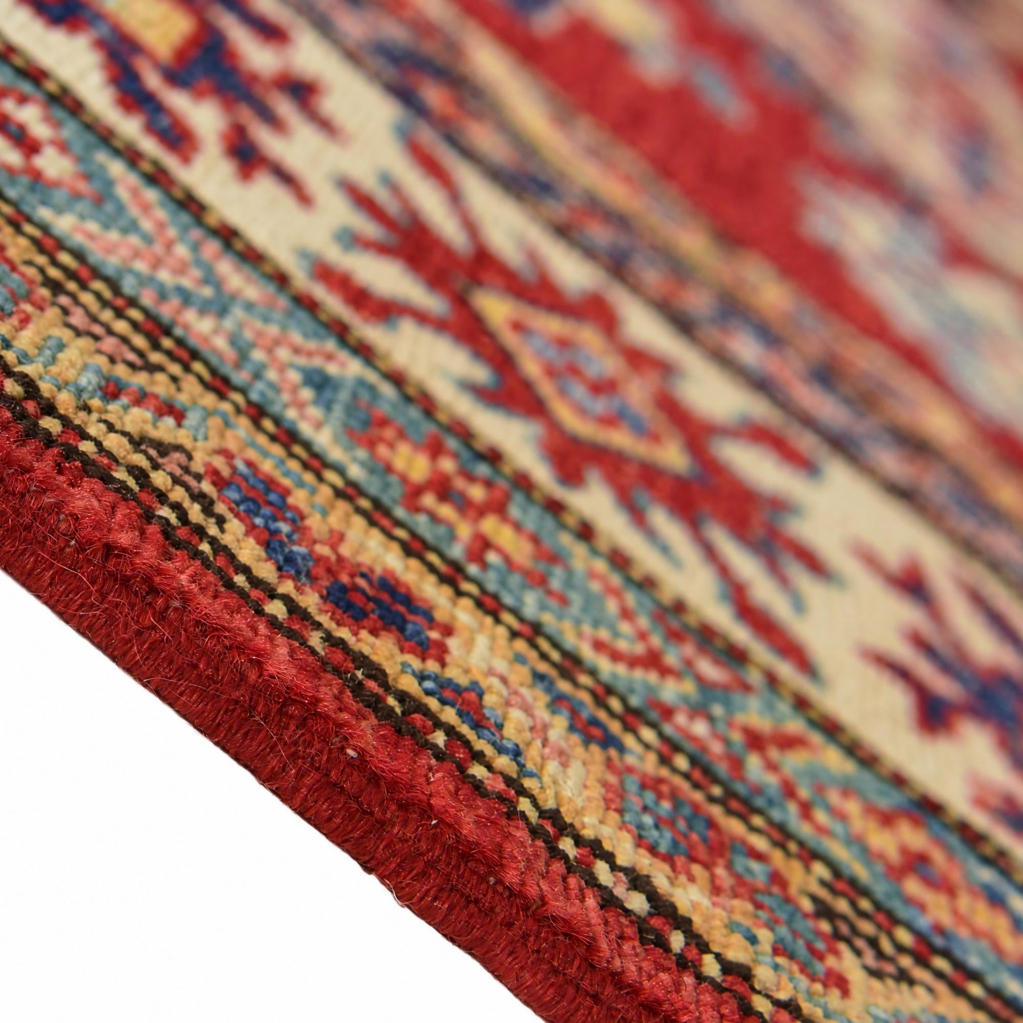 150cm x 200cm Hand Knotted Kazak Rug