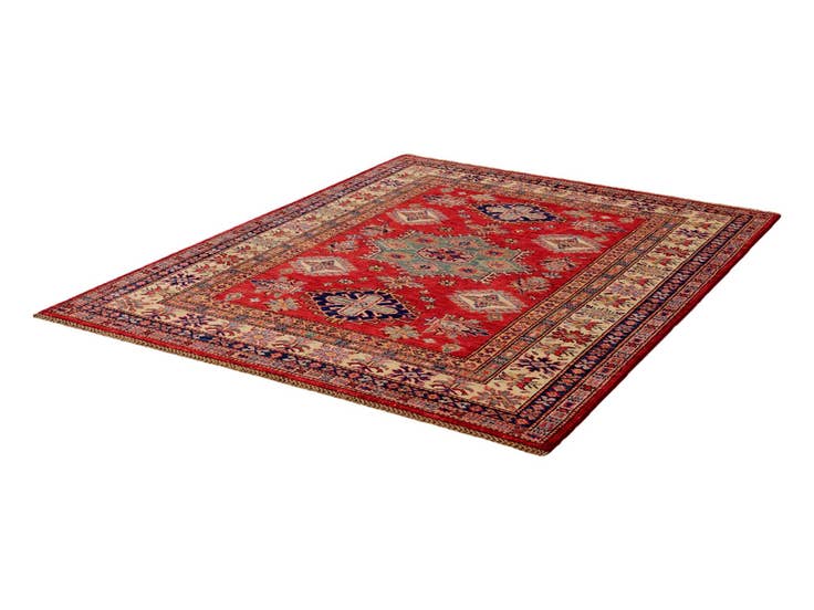 Detail image of 5' 1 x 6' 7 Hand Knotted Kazak Rug