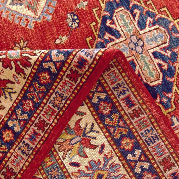 5' 1 x 6' 7 Hand Knotted Kazak Rug