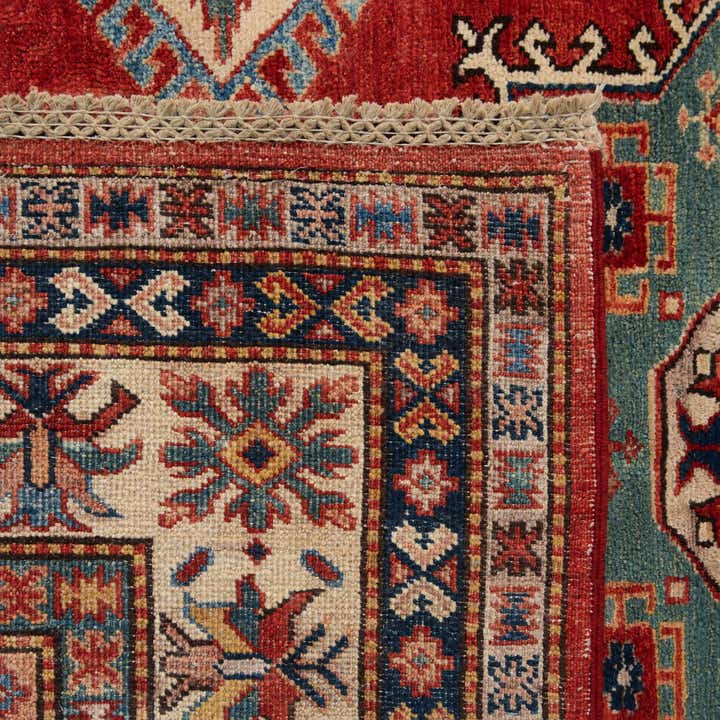 155cm x 200cm anudado a mano Kazak Alfombra