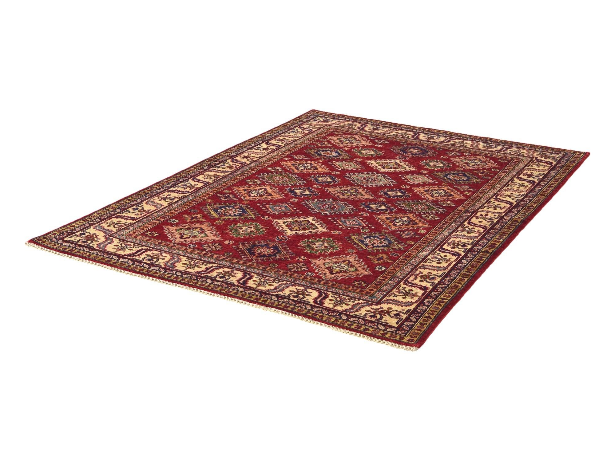 5' x 6' 8 Hand Knotted Kazak Rug