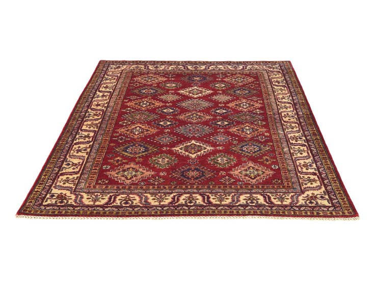 Detail image of 5' x 6' 8 Hand Knotted Kazak Rug