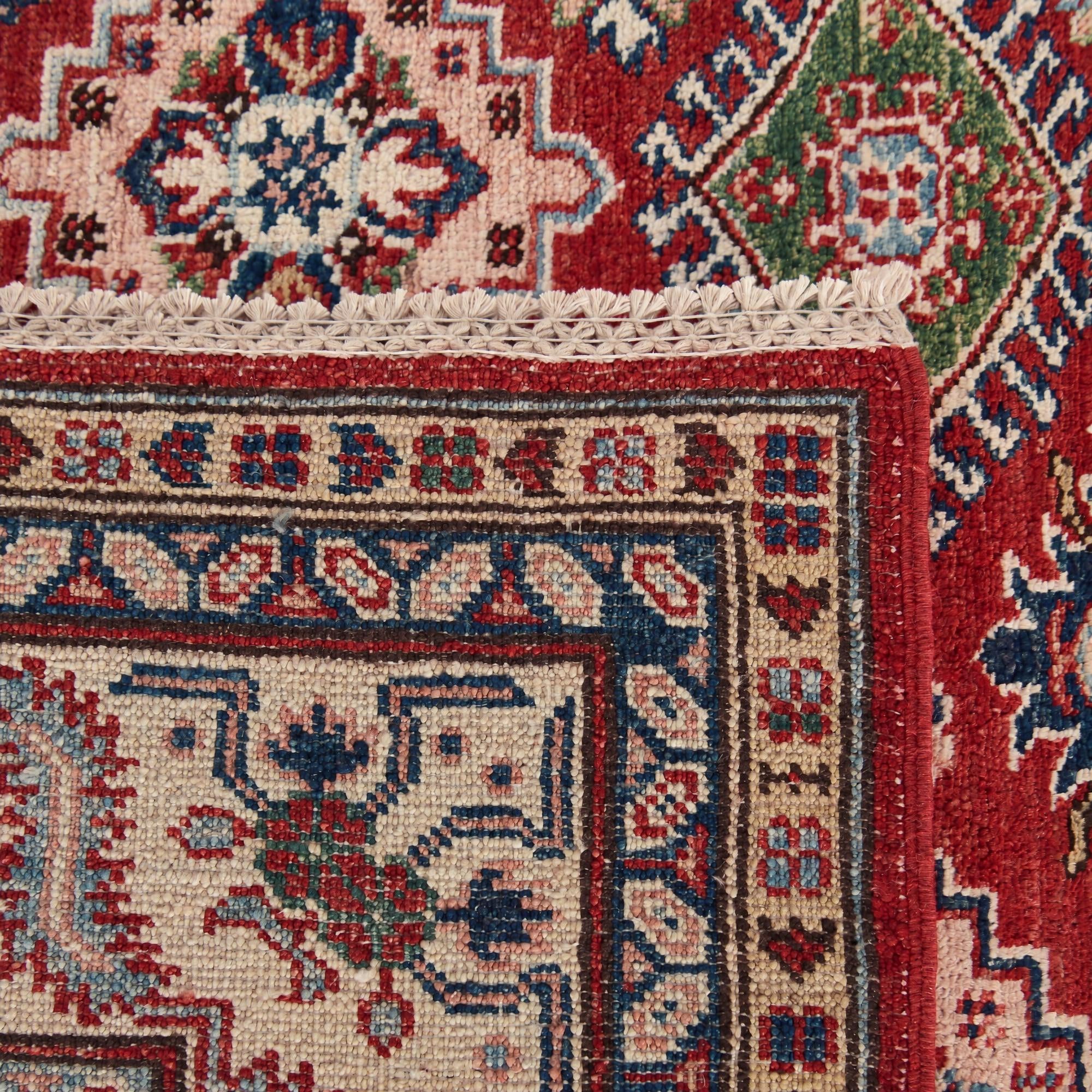 150cm x 205cm Hand Knotted Kazak Rug