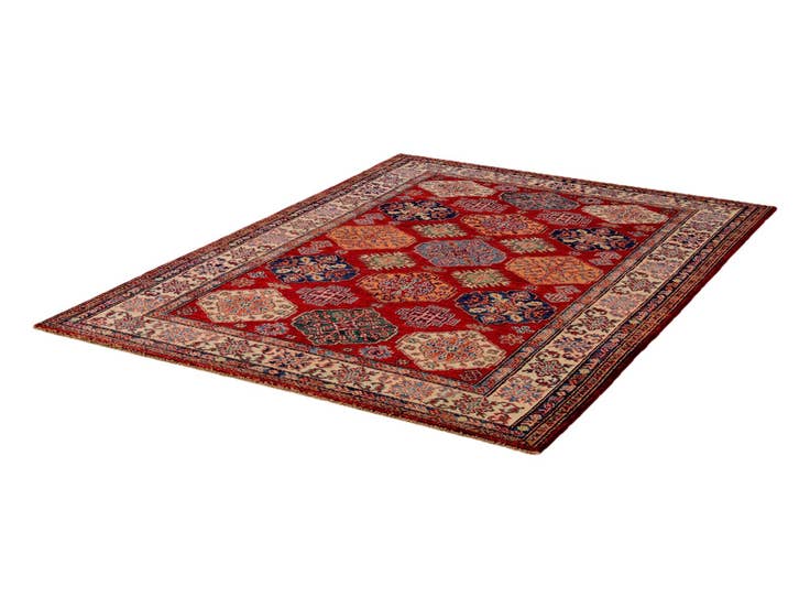Detail image of 4' 9 x 6' 4 Hand Knotted Kazak Rug