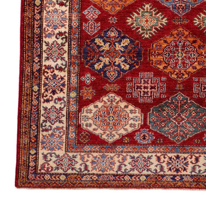 4' 9 x 6' 4 Hand Knotted Kazak Rug