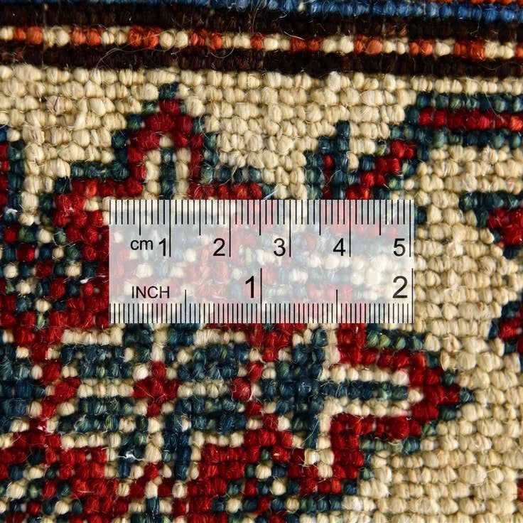 Detail image of 4' 9 x 6' 4 Hand Knotted Kazak Rug