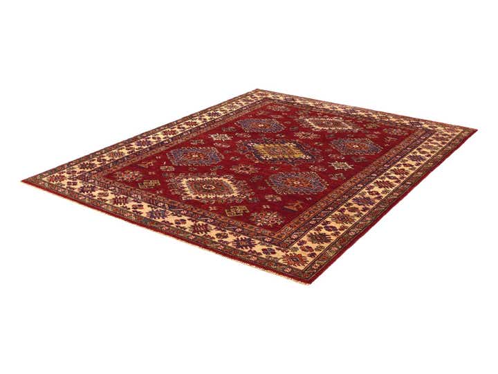 4' 11 x 6' 5 Hand Knotted Kazak Rug