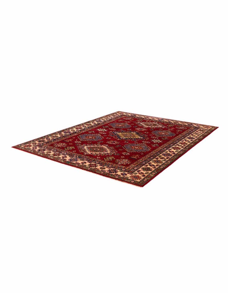 Detail image of 4' 11 x 6' 5 Hand Knotted Kazak Rug