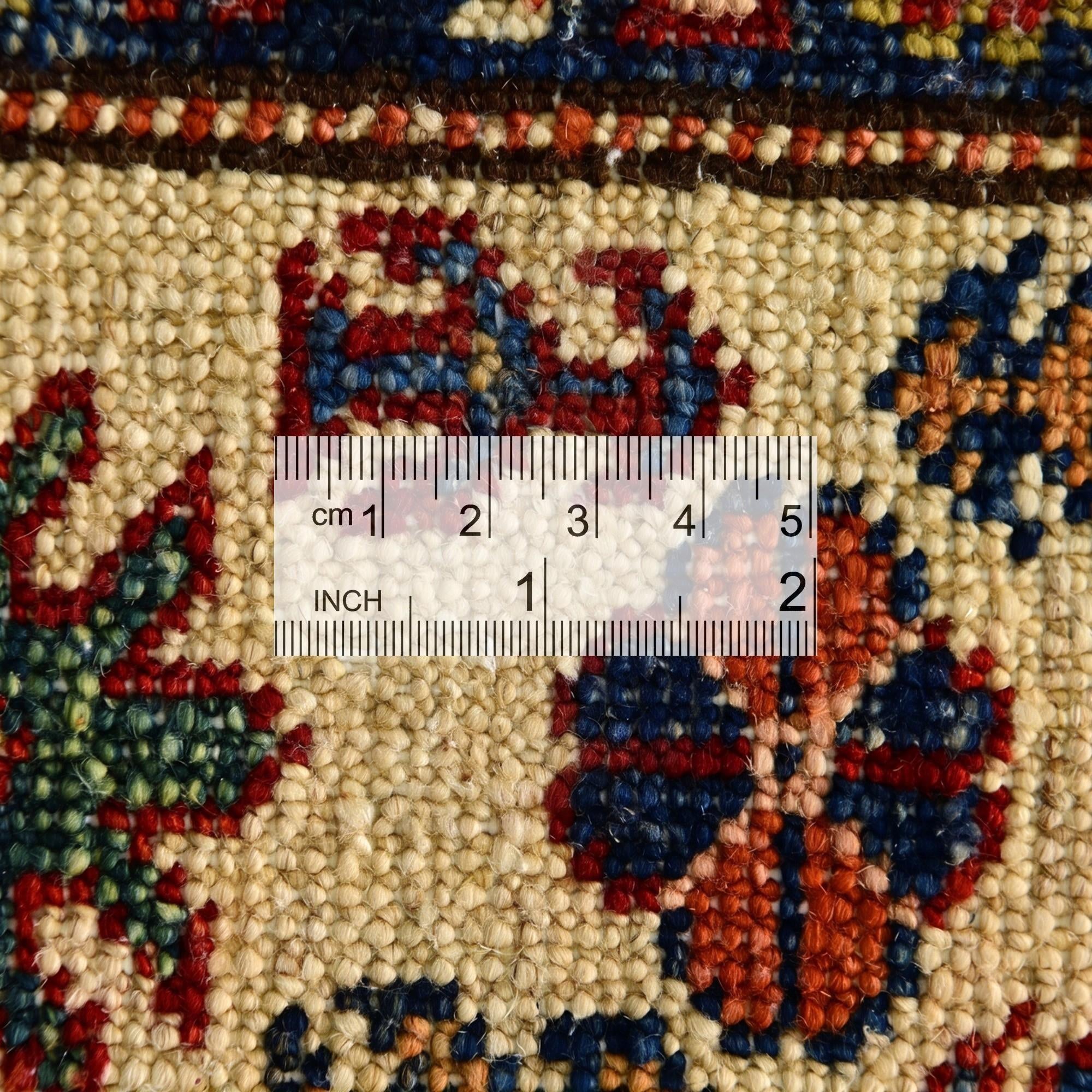 4' 11 x 6' 5 Hand Knotted Kazak Rug
